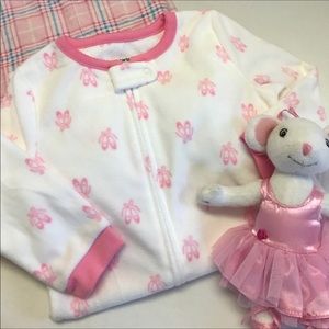 Carter’s Fleece Ballerina Footed Pajamas